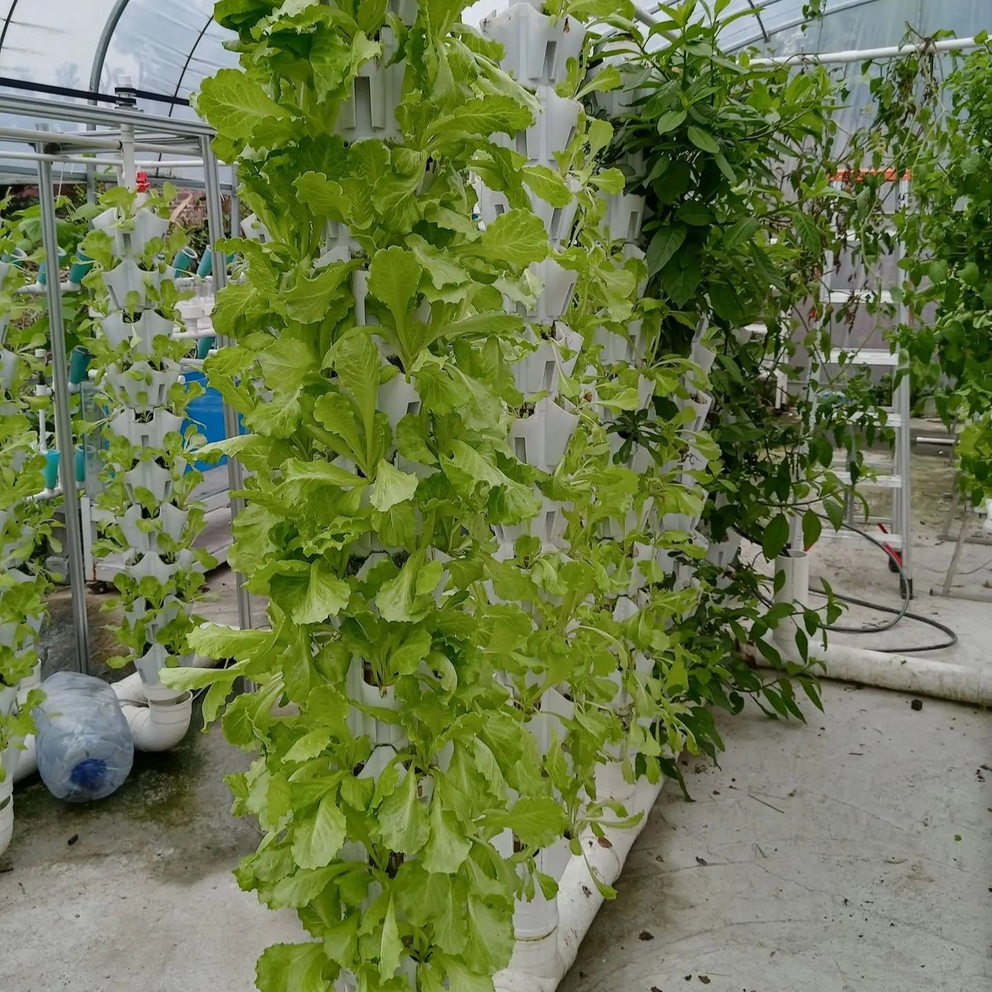 vertical tower planter farming grow system complete hydroponic system aquaponic towers hydroponic growing systems