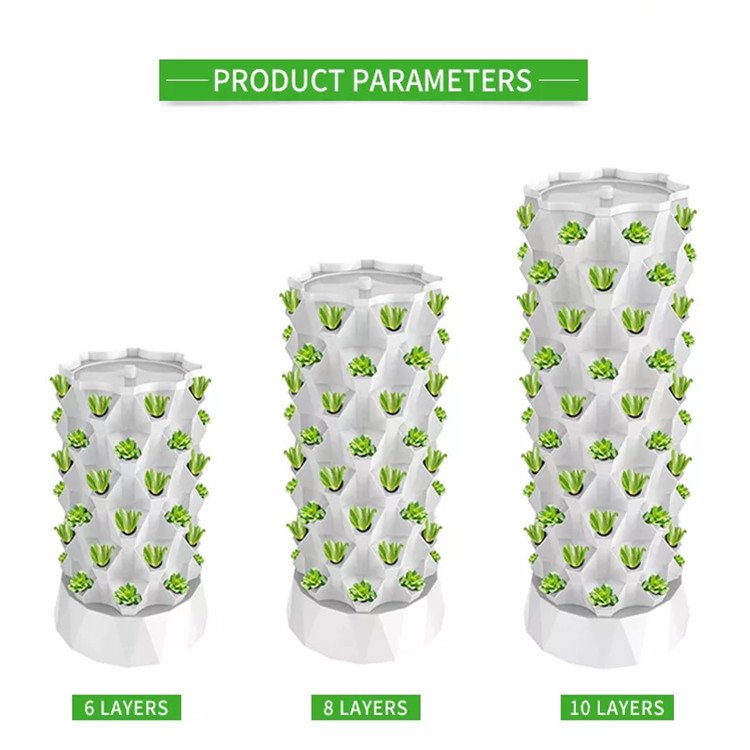 Aeroponic growing pineapple towers hydroponics vertical systems for agricultural greenhouse