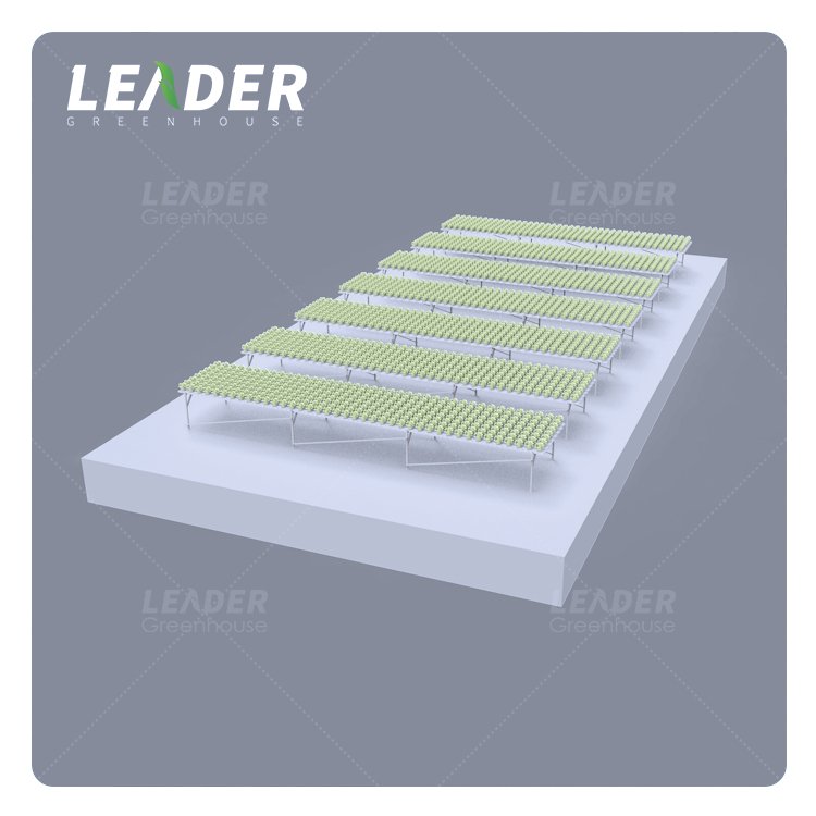 Agriculture Planting Kits 100 X 80/100x100/100x50 NFT Square Hydroponics PVC Channel For Lettuce