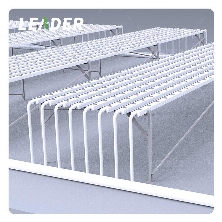 Agriculture Planting Kits 100 X 80/100x100/100x50 NFT Square Hydroponics PVC Channel For Lettuce
