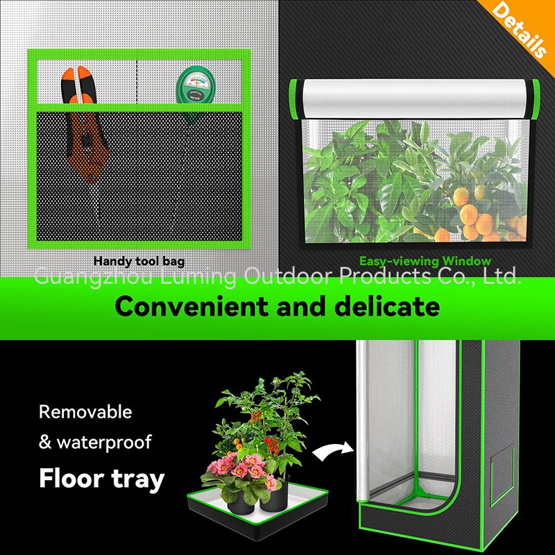 40X40X120CM Factory Outlet Convenient Installation Growe Greenhouse Growing Tent Grow Box Set Complete Indoor
