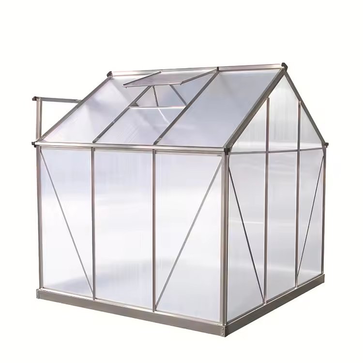 Manufacturer Custom Commercial Aluminium Frame Large Plant Grow House Outdoor Modular Garden Greenhouse