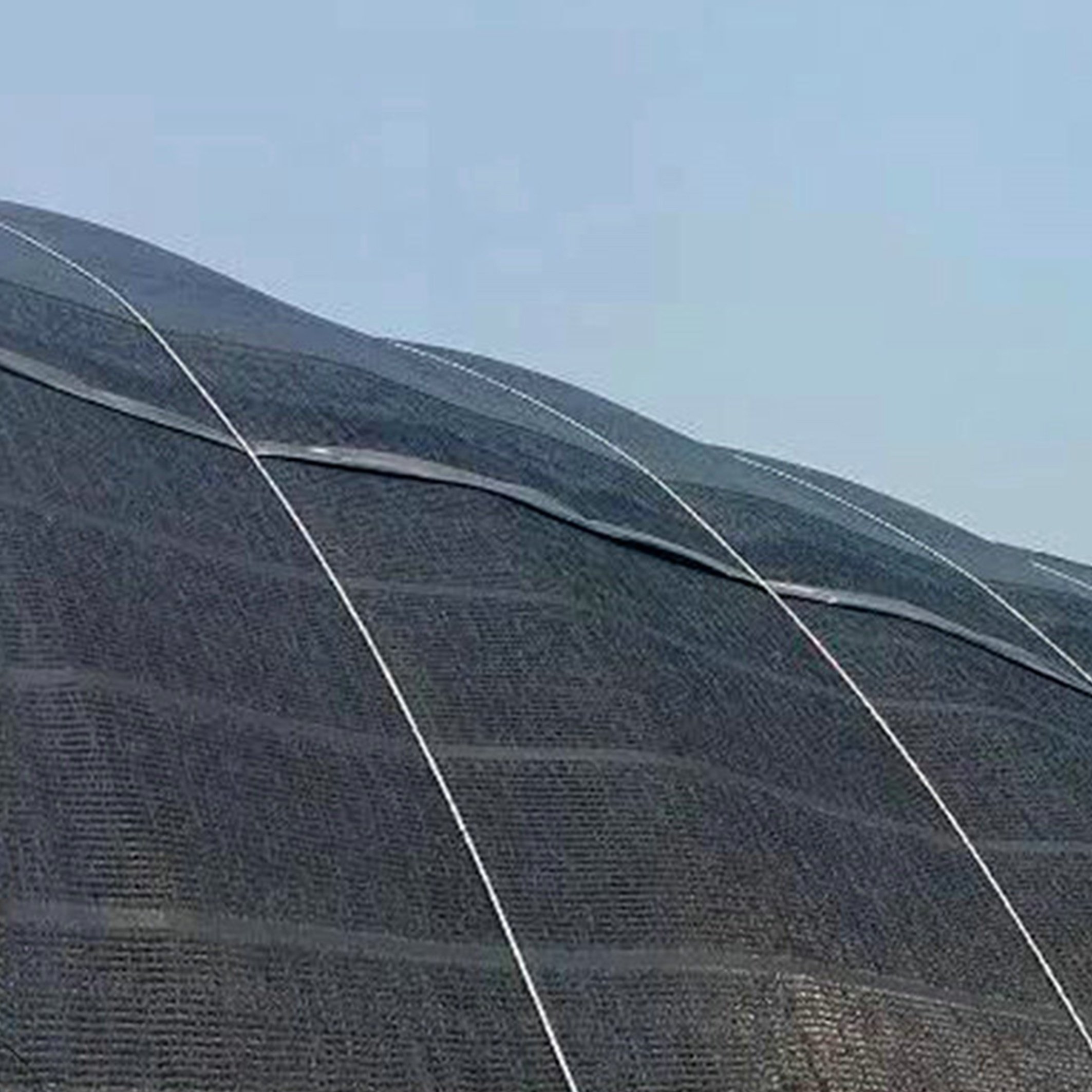 Agricultural greenhouse balcony sunshade courtyard roof shading encrypted black sunscreen shading net