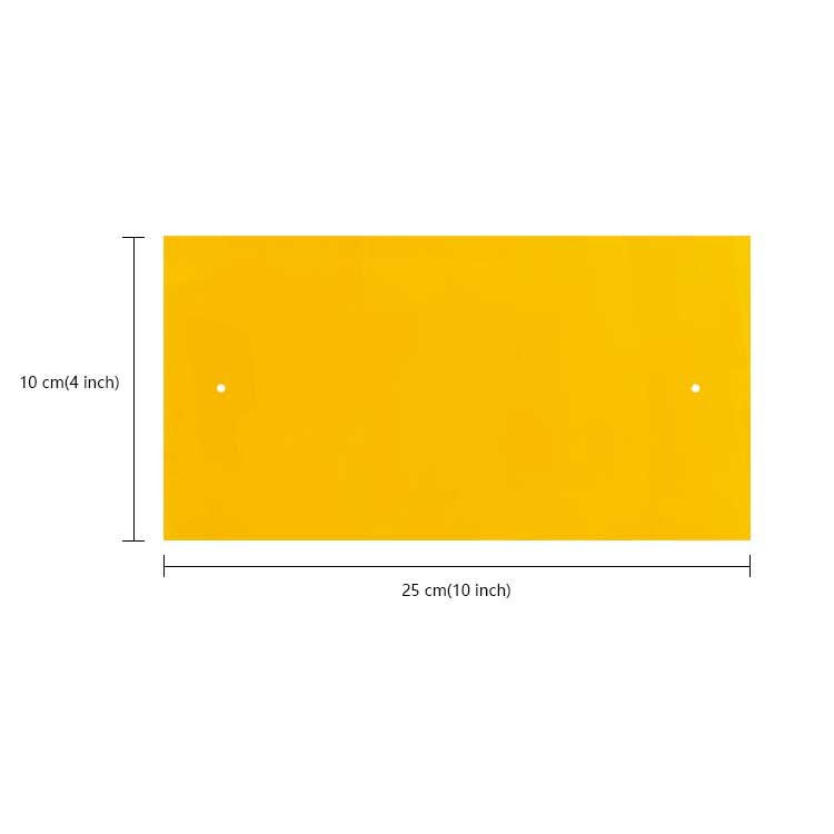 20*10 CM Yellow Traps Agricultural Greenhouses Pest Insects Killer Control Outdoor Yellow Sticky Trap Glue Board Insect Catcher