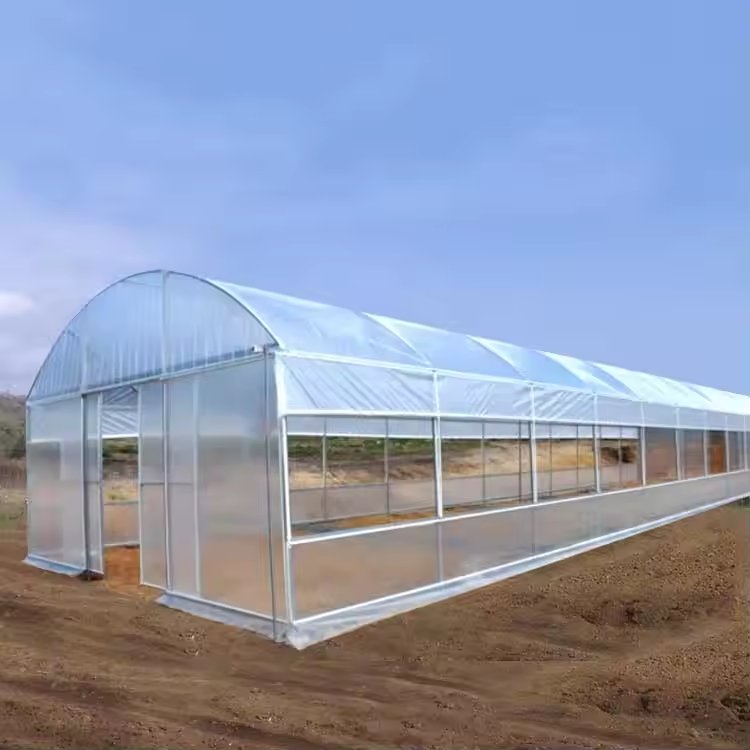 Farming Complete Winter Hydroponic 8 X 20 Plastic Uv Dome Green House for African Weather