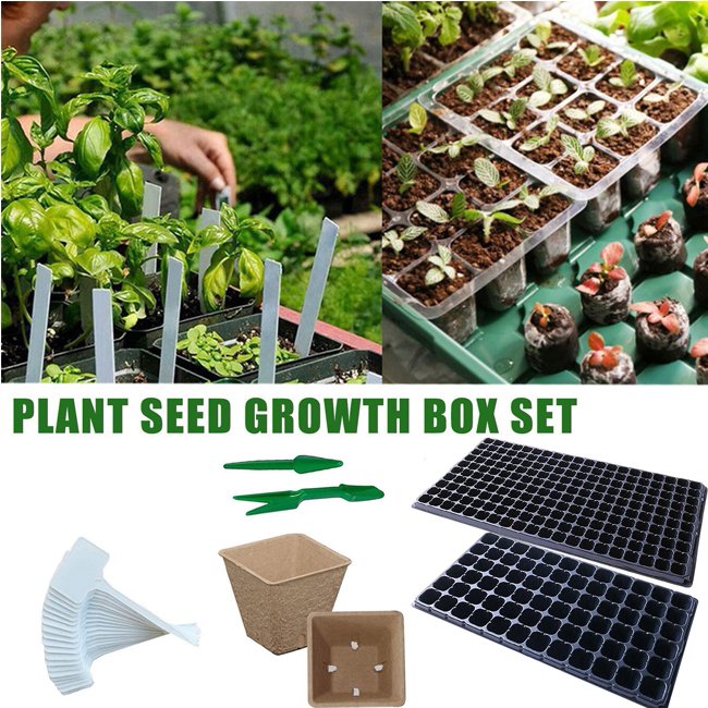 Agriculture greenhouse Seed planting Plastic nursery Tray plant growing pots Seed grow 72 128 200 Cell Seeding tray