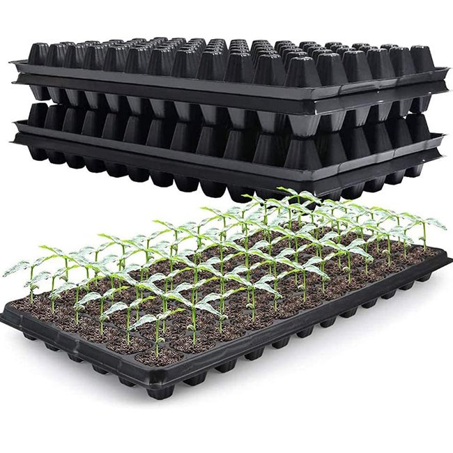 Agriculture greenhouse Seed planting Plastic nursery Tray plant growing pots Seed grow 72 128 200 Cell Seeding tray