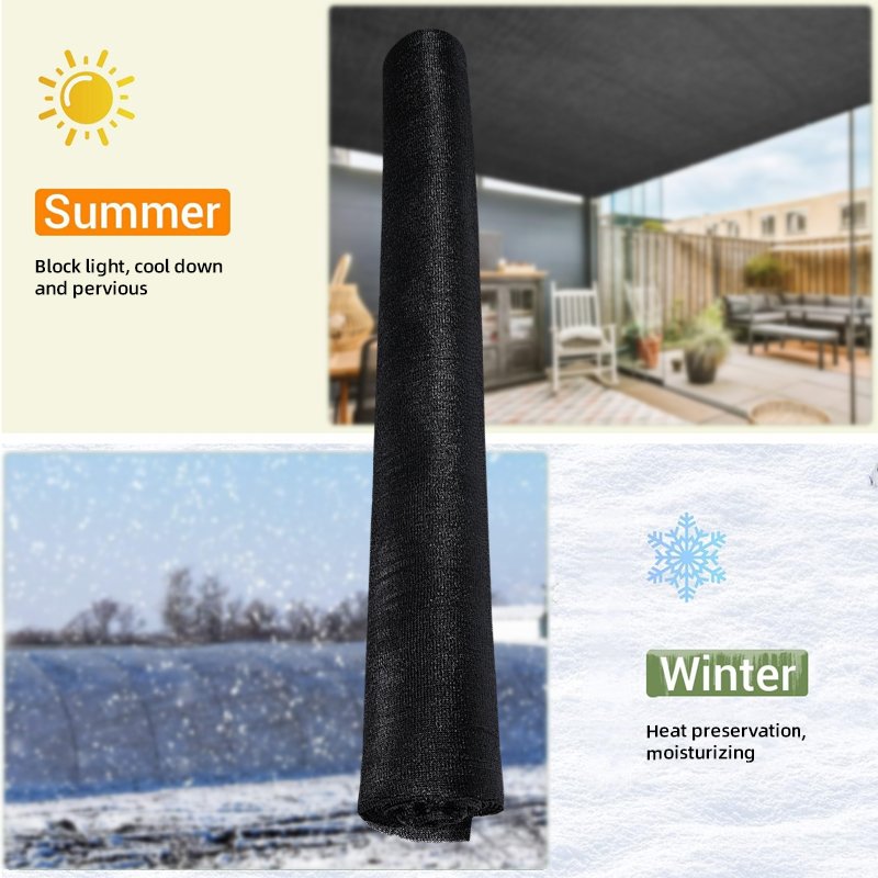 HDPE UV Stabilized Flat needle black sunshade net sunscreen net agricultural greenhouse shade net