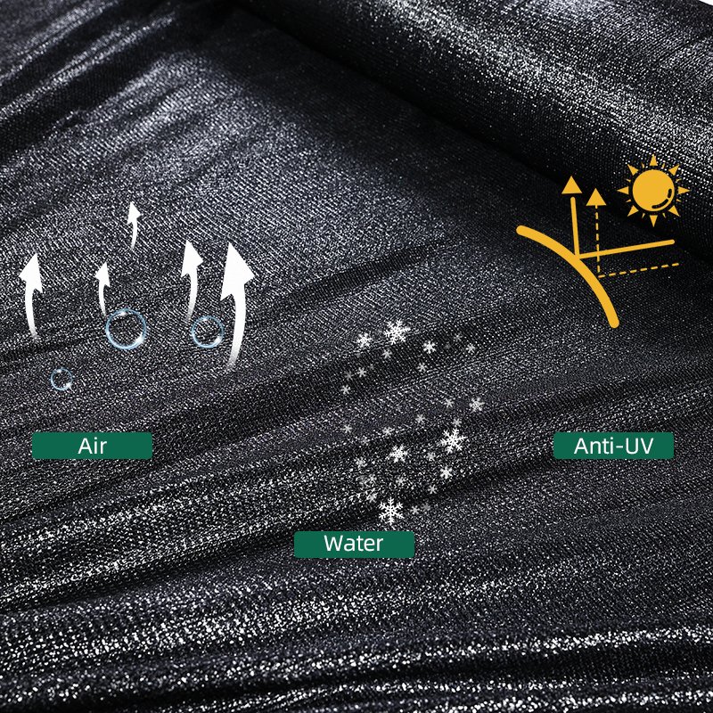 HDPE UV Stabilized Flat needle black sunshade net sunscreen net agricultural greenhouse shade net