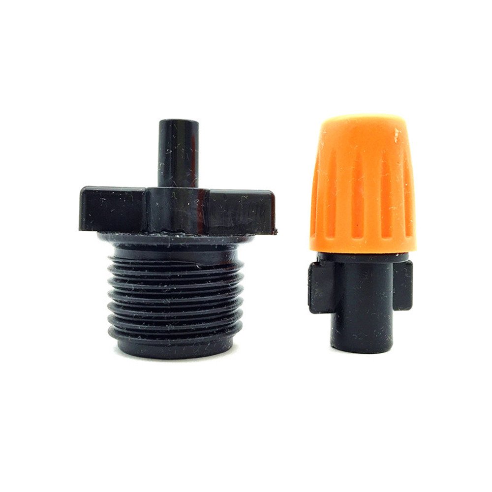 Plastic 1/2 Inch Irrigation Sprinkler Fogger Nozzles with Male Thread Garden Watering Misting Nozzle
