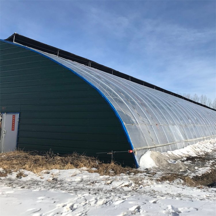 Heat Preservation double layer agricultural greenhouse low cost passive in-solar greenhouses