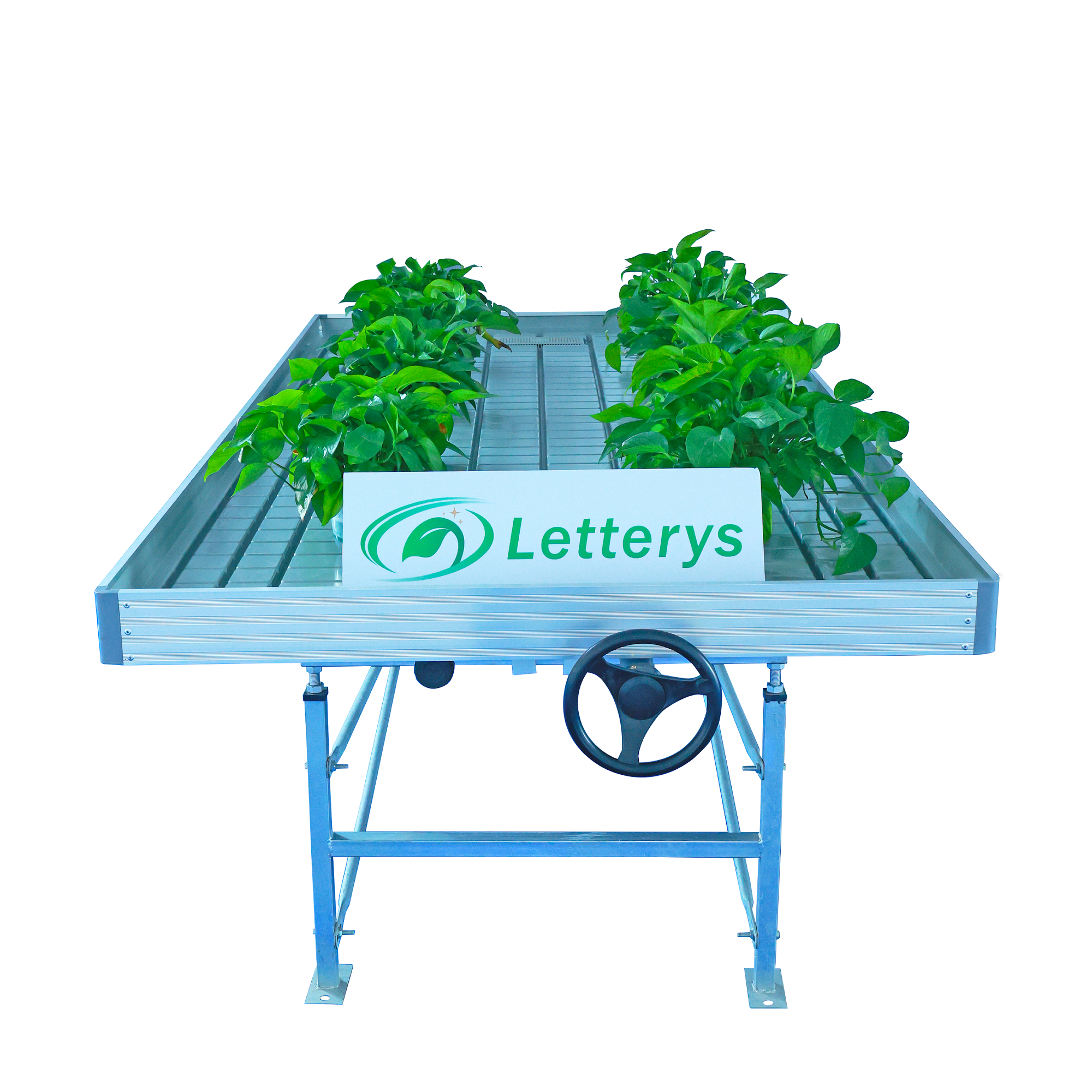 Flower seeding Hydroponic Growing System Adjustable Ebb and Flow Rolling Table Benches