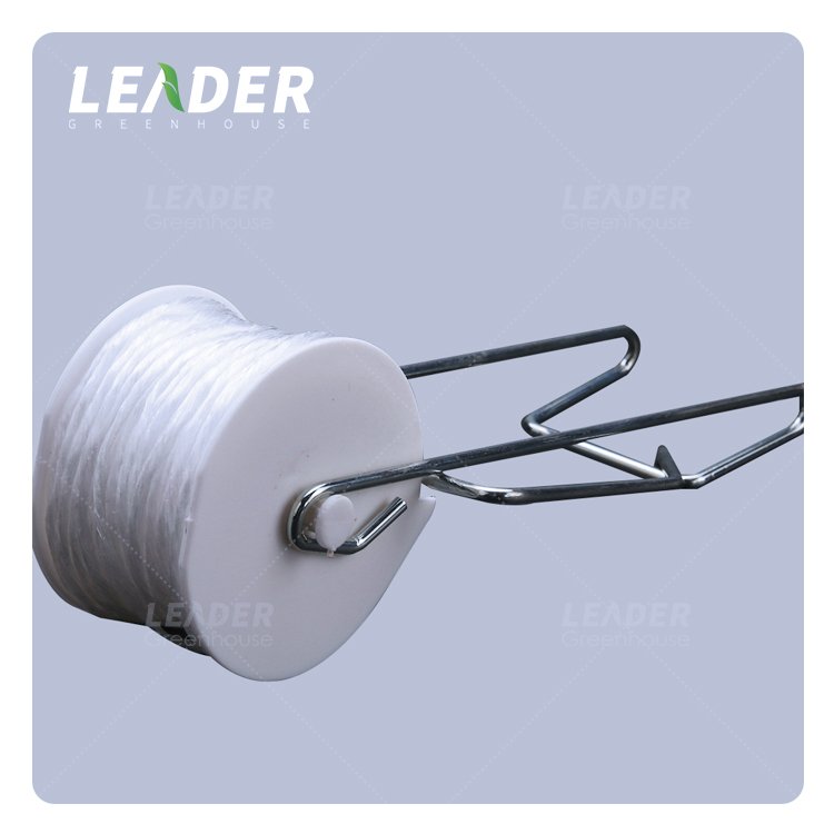 agriculture greenhouse tomato grow round rolling hook with twine
