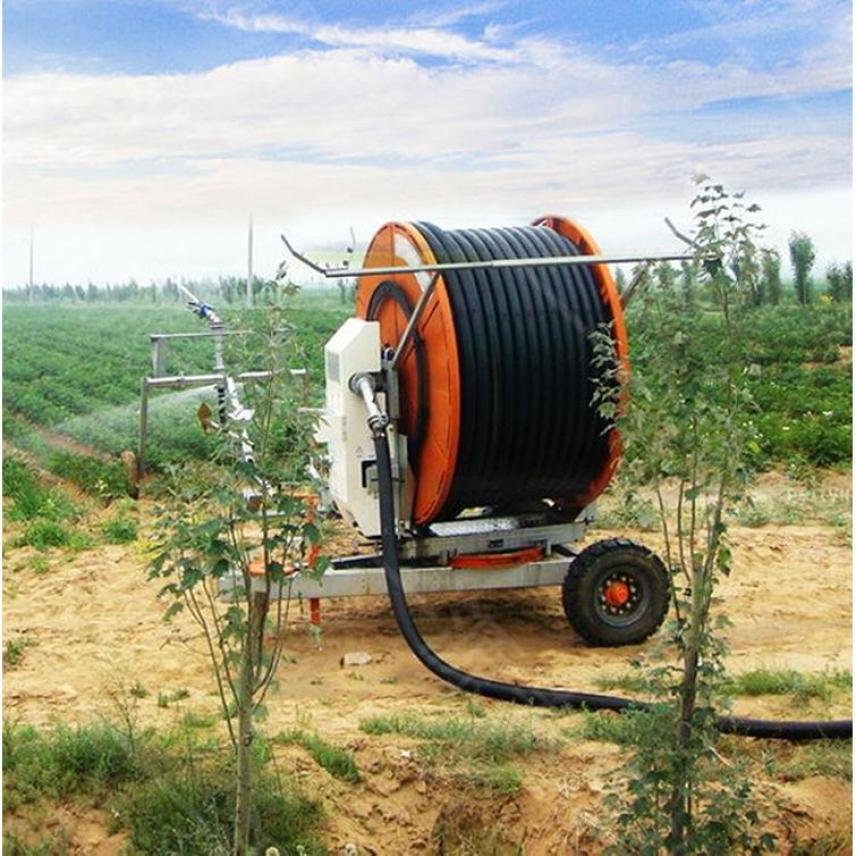Traveling Irrigation System with Big Sprinkler Gun Water Turbine for Hose Reel Farm Irrigation Rain Gun for Convenient Hosing