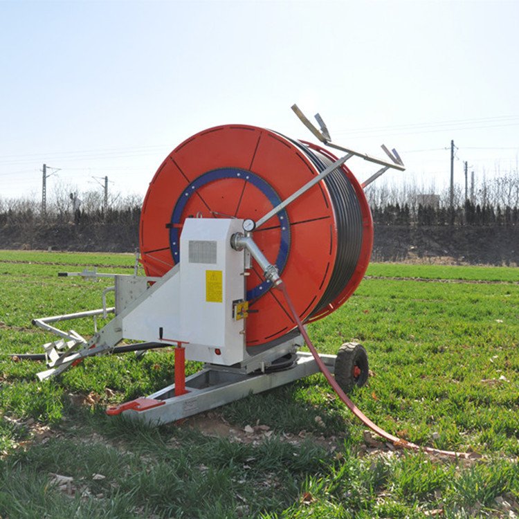 Traveling Irrigation System with Big Sprinkler Gun Water Turbine for Hose Reel Farm Irrigation Rain Gun for Convenient Hosing