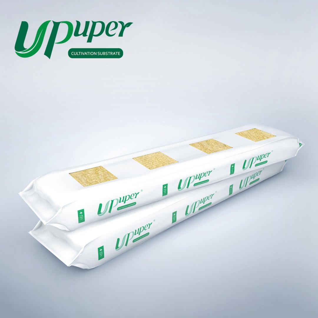 UPuper agricultural greenhouses automated drip system horticulture unislab rock wool hydroponic slabs