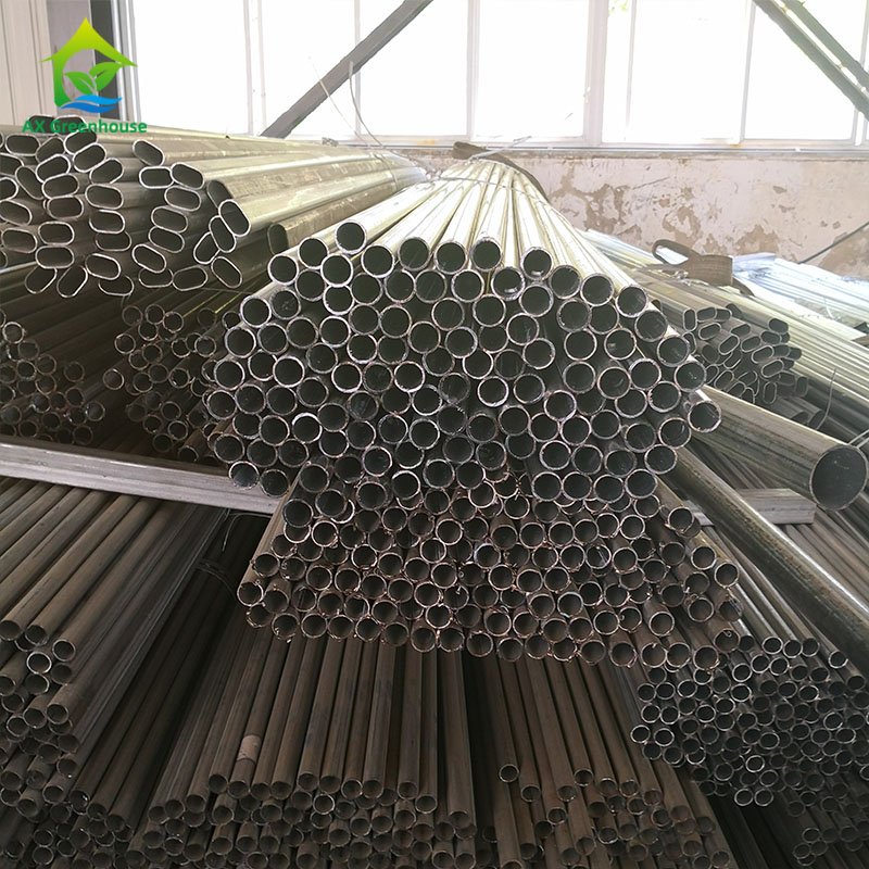 Hot galvanized steel pipe 20*2 durable greenhouse frame structure for sale