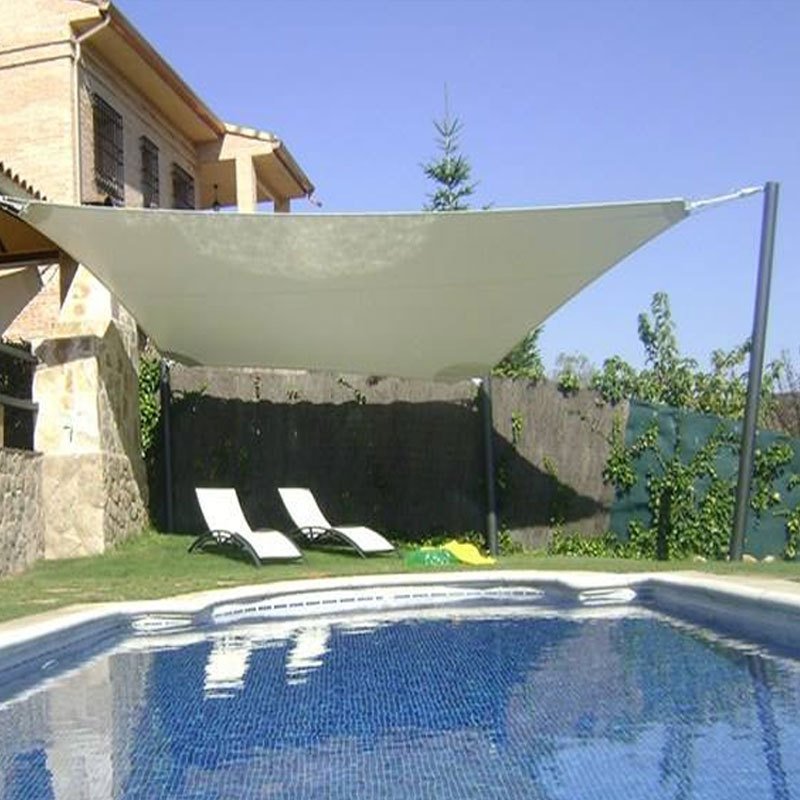 Sun Shade Sail Beige Shades Net Wind Shading Sails Patio Lawn Porch Deck Backyard Pergola Beach Playground Outdoor Shade Sail