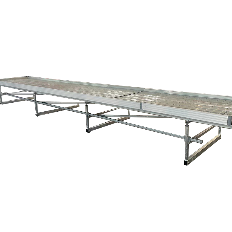 Agriculture Greenhouse Hydroponics Levels Rolling Growing Table And Flood Ebb
