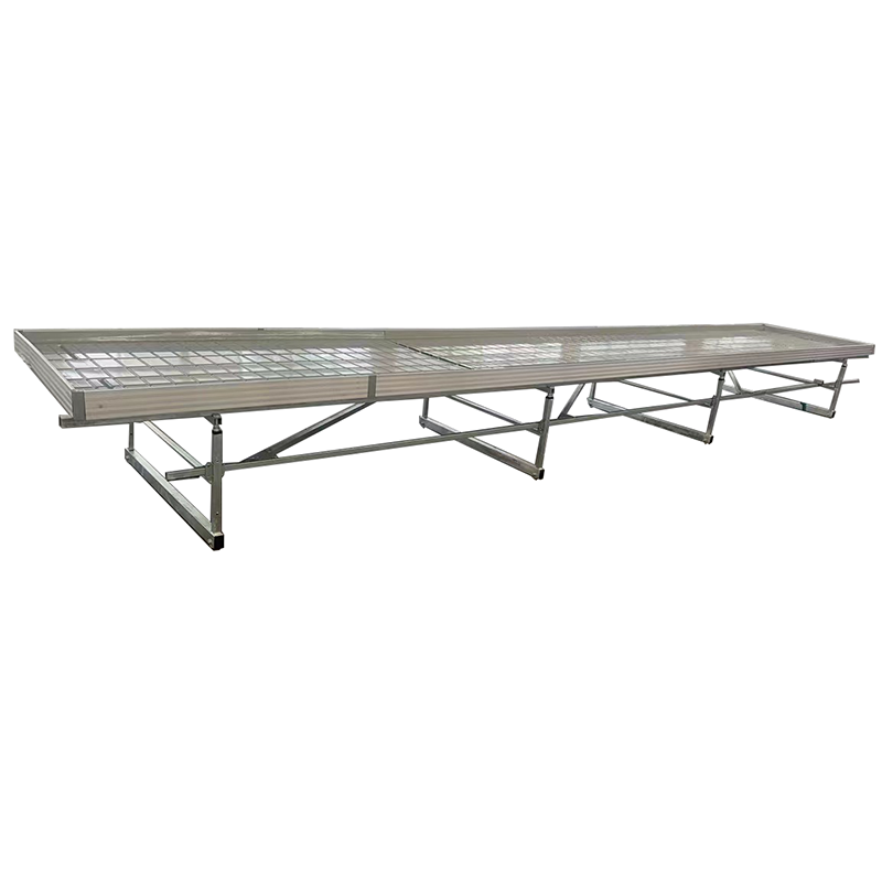 Agriculture Greenhouse Hydroponics Levels Rolling Growing Table And Flood Ebb