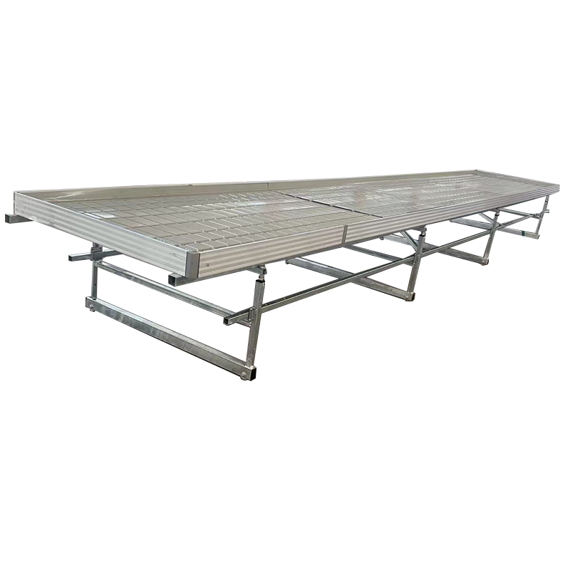 Agriculture Greenhouse Hydroponics Levels Rolling Growing Table And Flood Ebb