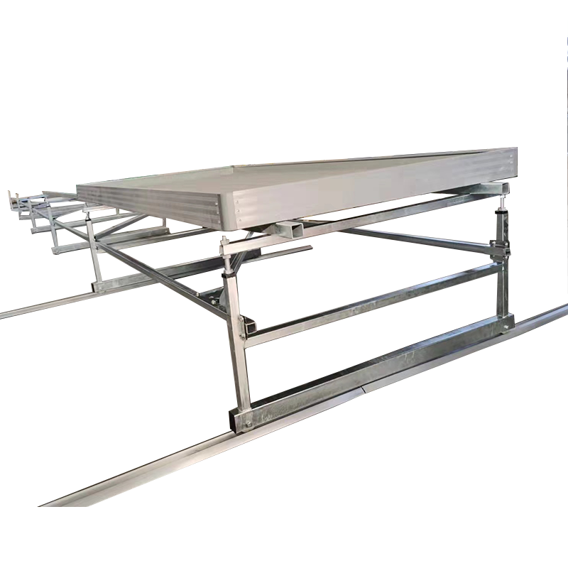 Agriculture Greenhouse Hydroponics Levels Rolling Growing Table And Flood Ebb