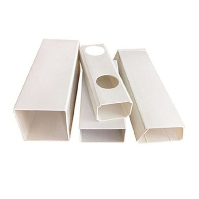 75*50 100*50 110*50 plug end cap straight elbow pp white black throughs grow gutter channel for greenhouse hydroponic growing s