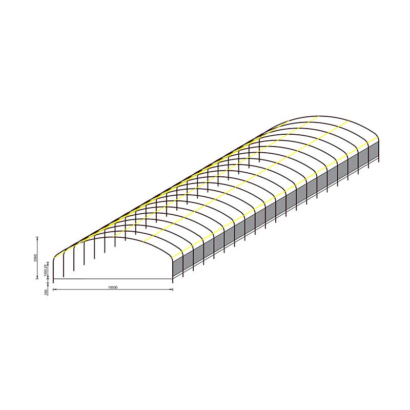 low cost Commercial Farming plastic green house metal frame structure Single Span high tunnel agriculture greenhouse for plants