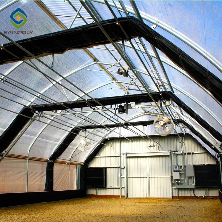 Sainpoly low cost greenhouse black out greenhouses mushroom farm greenhouse