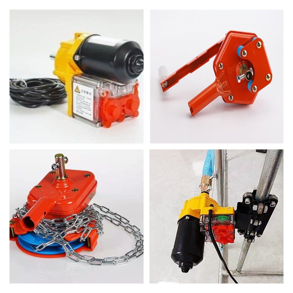 New Design Hand Winch Film Roll-Up Unit Plastic and Steel Greenhouse Side Wall Crank Handle for Agriculture