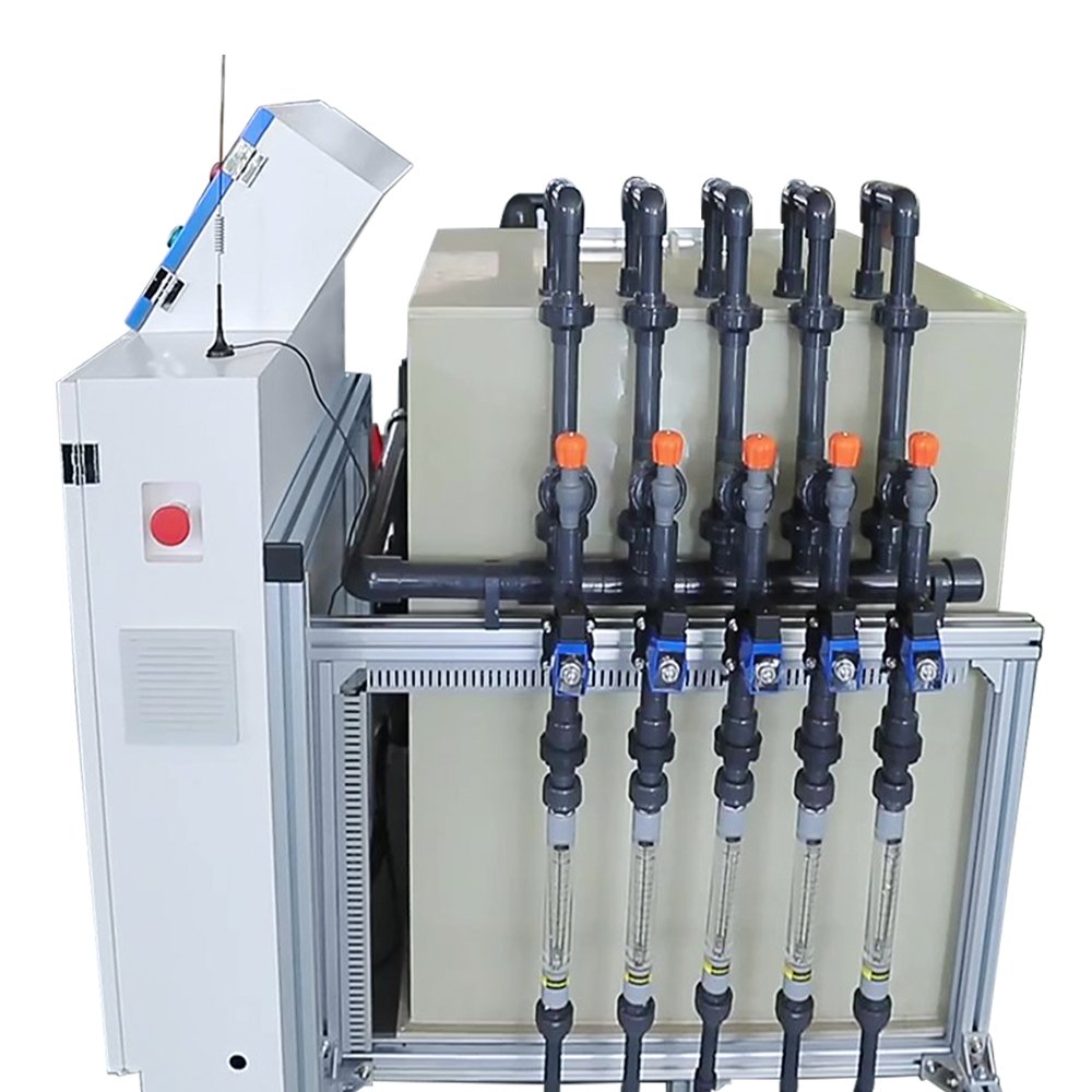 BUYUN 10 nutrient channels automatic irrigation solution hydroponic system for tomato agriculture greenhouse