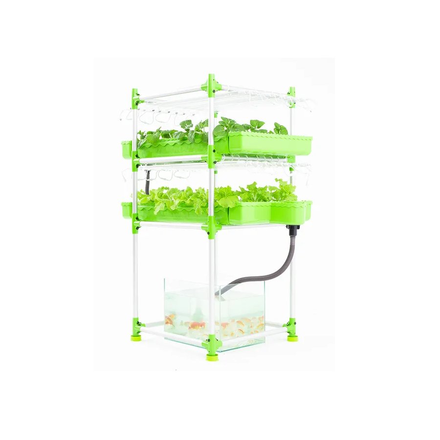 Leafy Cultivation Garden Growing Aquaponic System Multi-Span Agricultural Greenhouses Set