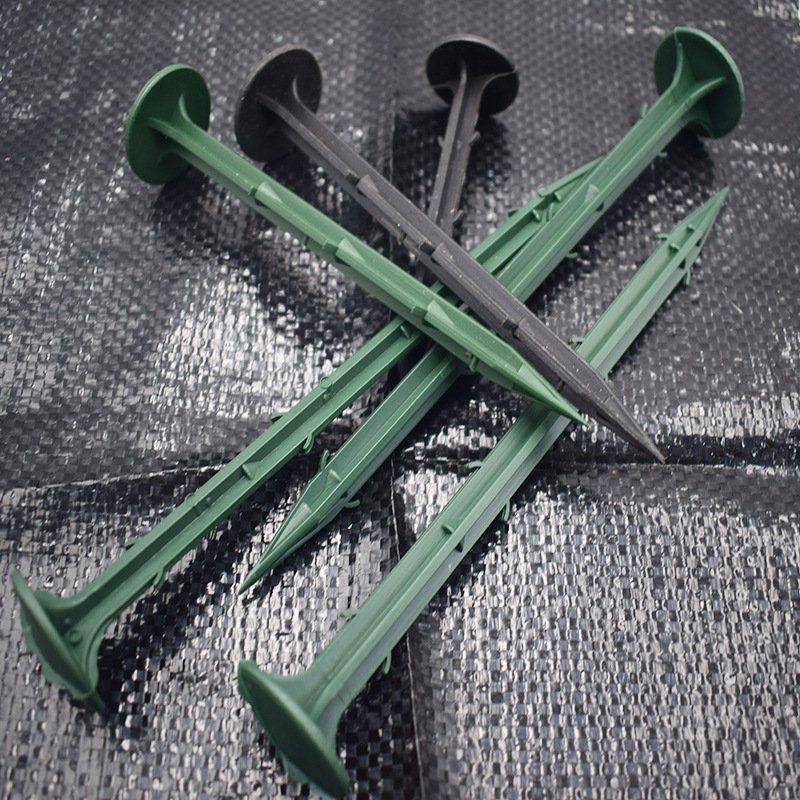 Agriculture Weed Mat Pegs Garden Ground cover Nails Plastic Stakes Pin