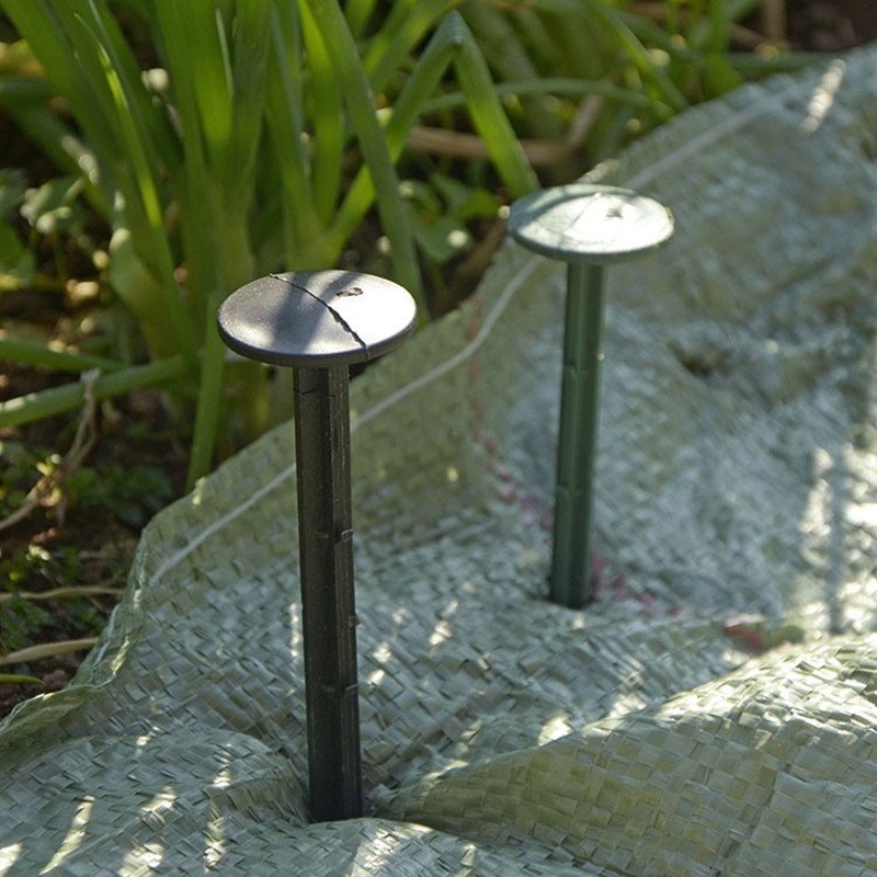 Agriculture Weed Mat Pegs Garden Ground cover Nails Plastic Stakes Pin