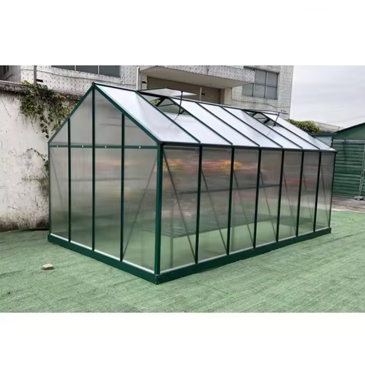 Quality walk-in greenhouse polycarbonate sturdy garden easy to carry