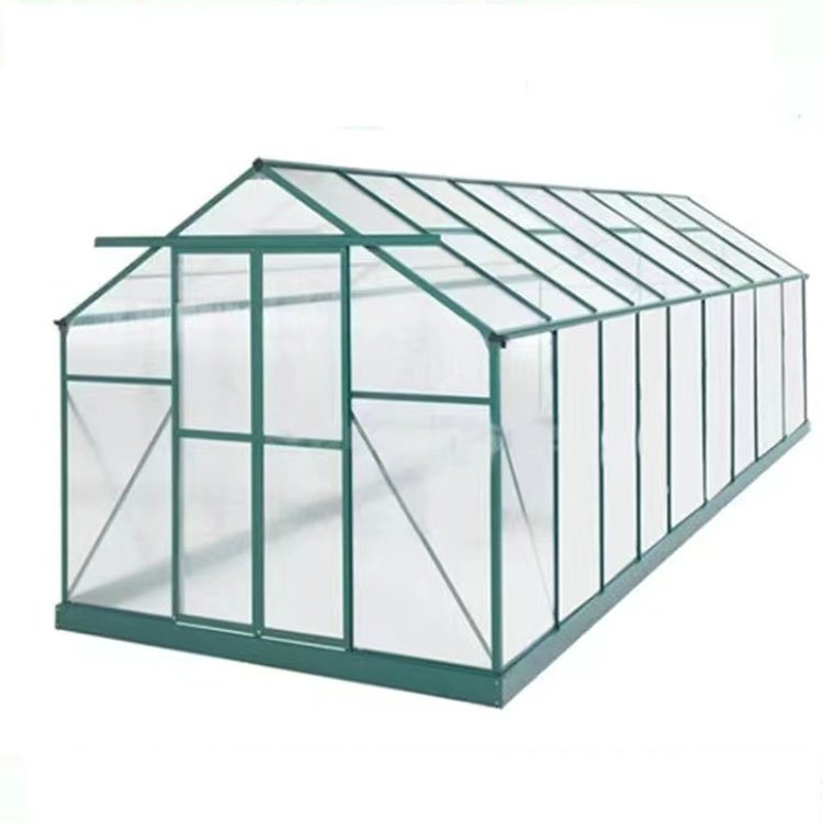 Quality walk-in greenhouse polycarbonate sturdy garden easy to carry