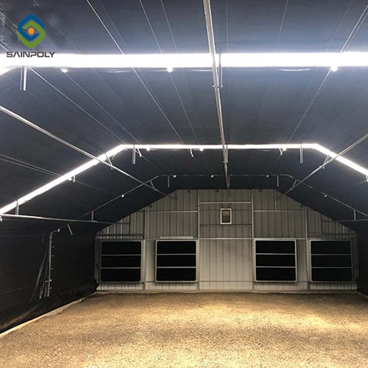 Sainpoly invernadero commercial light greenhouses hydroponic system veget greenhouse hous structure price