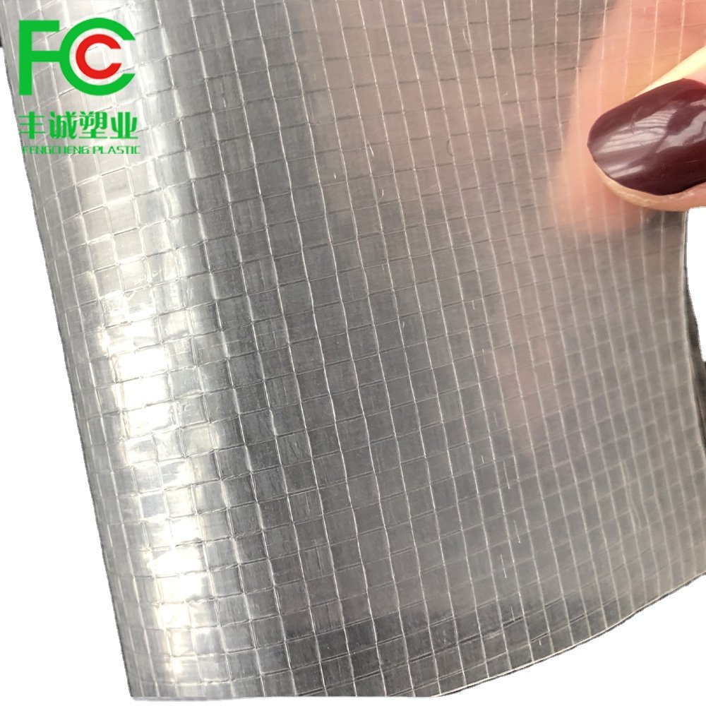 UV treated reinforced fabric greenhouse plastic film 200 micron woven greenhouse cover