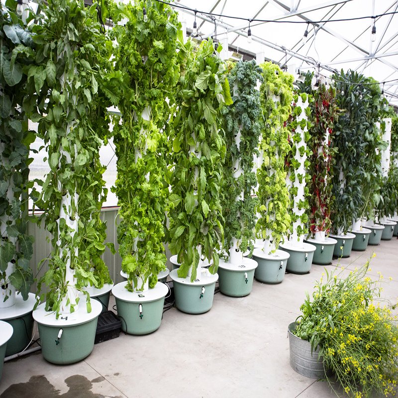Aeroponic Tower For Greenhouse Indoor Hydroponic Tower Garden Hydroponic Growing System