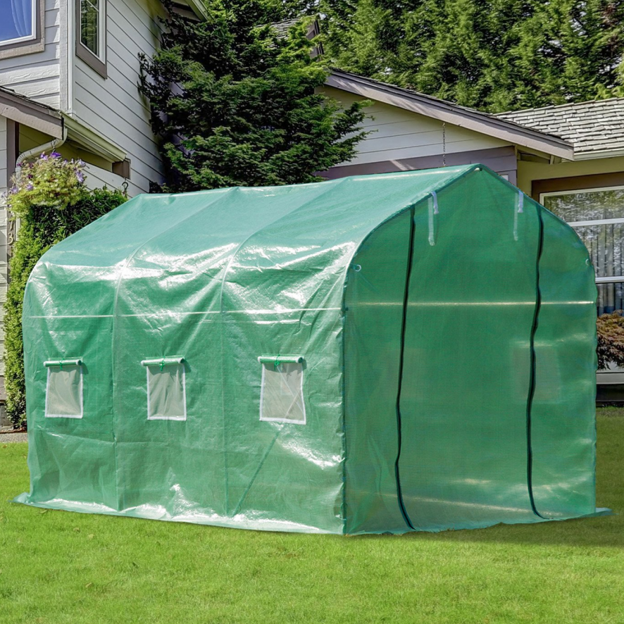 Cheap Vegetable Garden Flower Greenhouse 6x3x2m With 1 Doors