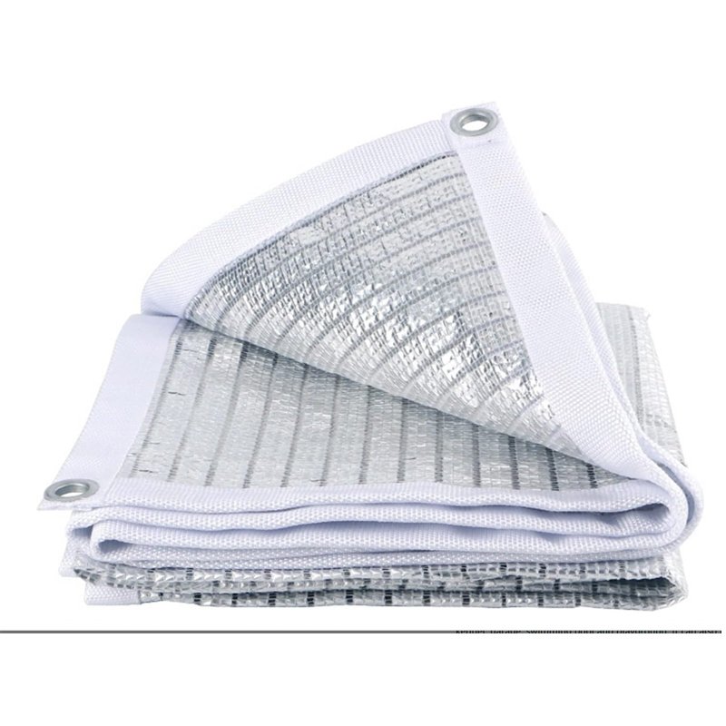 75% aluminum shade cloth agricultural green houses shade net garden reflective aluminum foil shading net
