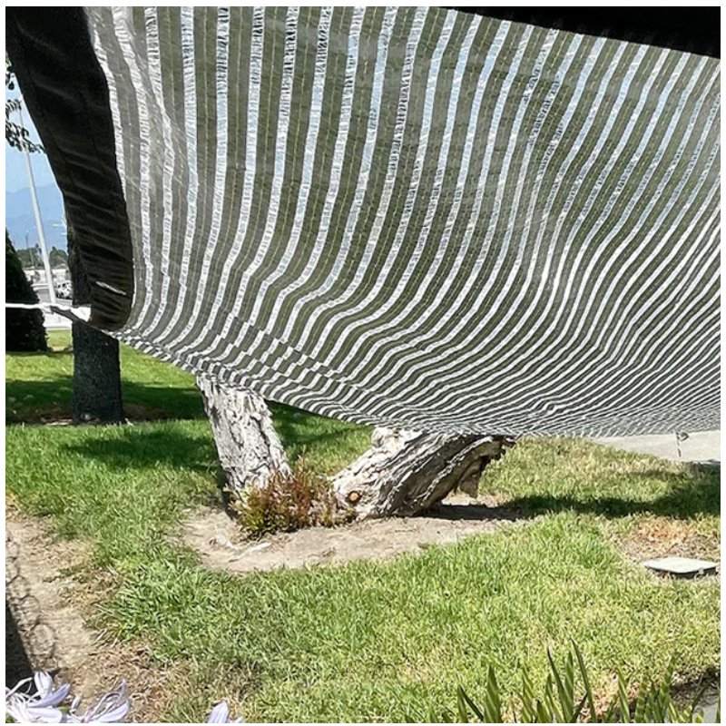 75% aluminum shade cloth agricultural green houses shade net garden reflective aluminum foil shading net
