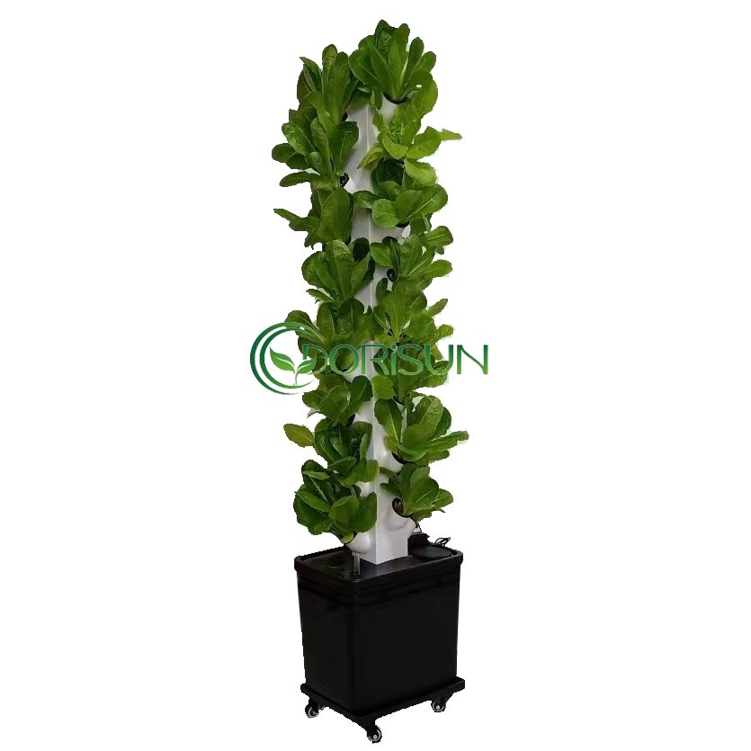 Hydroponic greenhouse vertical aeroponics towers garden growing systems multilayer vertical aeroponics tower