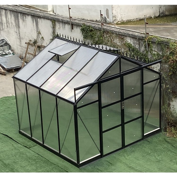 Hot sale 10mm polycarbonate huixin green houses aluminum frame house other greenhouses garden greenhouse