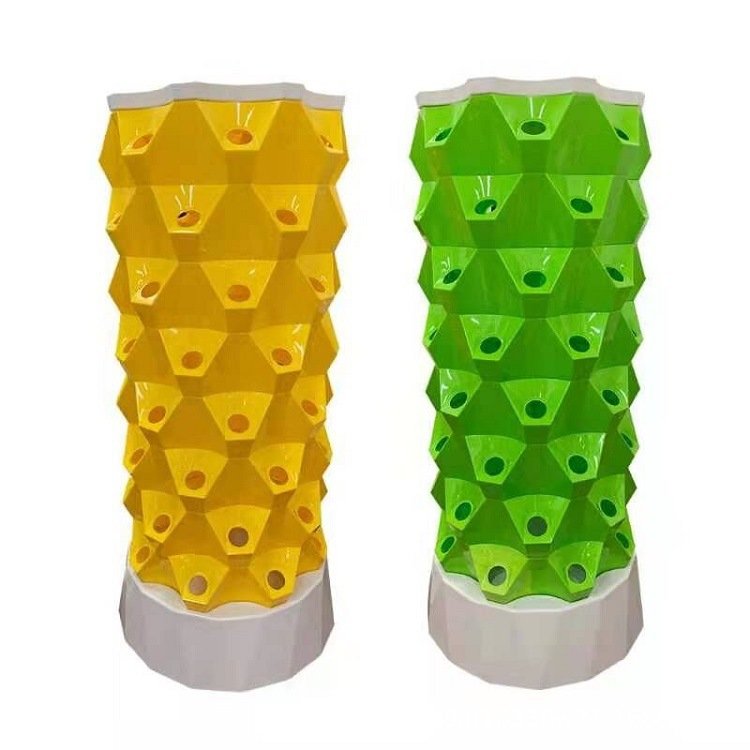 Greenhouse Vertical Hydroponics Food Grade ABS Tower Garden Growing System Pineapple Tower