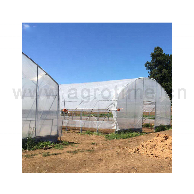 Single-span greenhouse sale with hidroponic and other fodder system optional