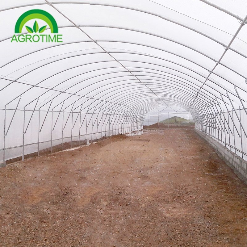 Single-span greenhouse sale with hidroponic and other fodder system optional