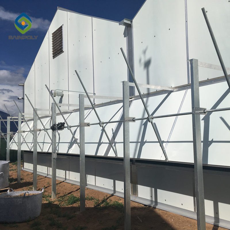 Cheap Sainpoly Fully Automated Light Deprivation Greenhouse for Agriculture