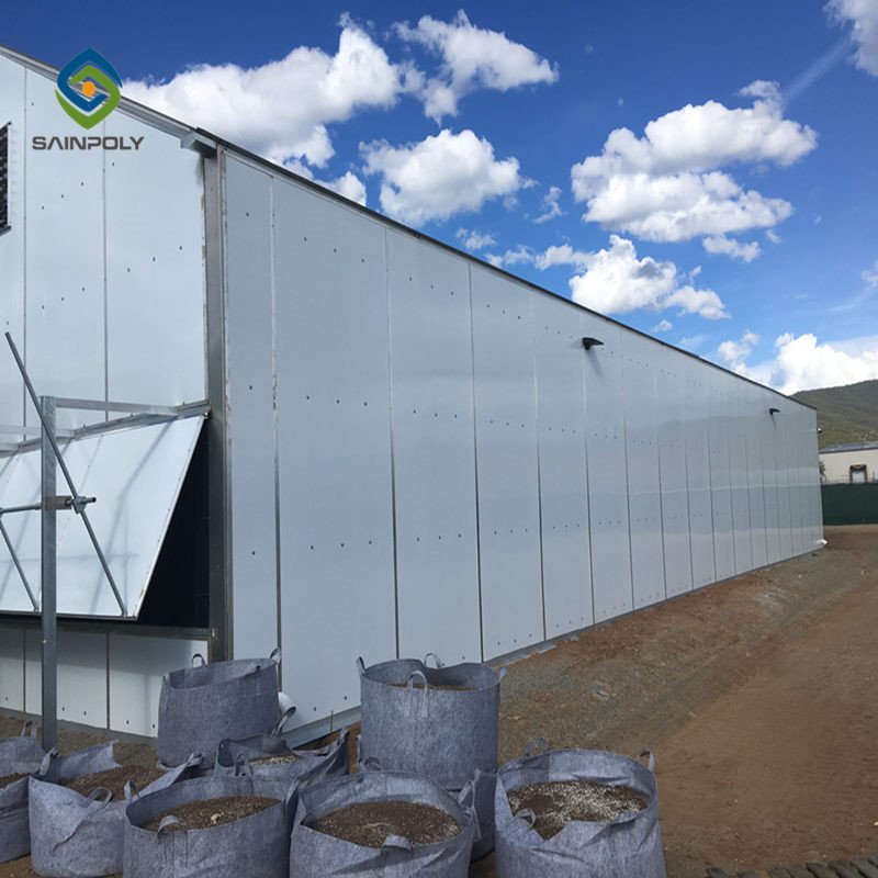 Cheap Sainpoly Fully Automated Light Deprivation Greenhouse for Agriculture