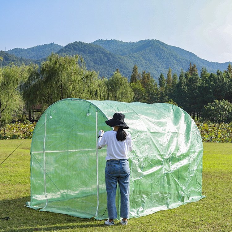 Heavy Duty Vegetable Greenhouse with Wind-Resistant Metal Frame Garden Greenhouses